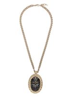 CHANEL Pre-Owned collier à pendentif Scarab (2019) - Or