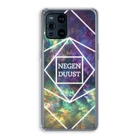 Negenduust ruimte: Oppo Find X3 Pro Transparant Hoesje