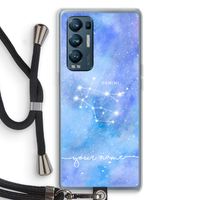 Sterrenbeeld - Licht: Oppo Find X3 Neo Transparant Hoesje met koord
