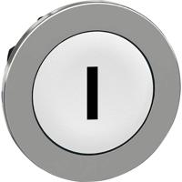 Schneider Electric ZB4FA131 ZB4FA131 Plat, Terugstelbaar (Ø) 30.5 mm I Chroom, Wit 1 stuk(s)