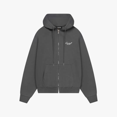 Quotrell Creators Zip Hoodie Hs73748 Hoodies 8901 Anthracite/white