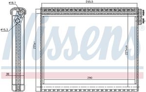 Verdamper, airconditioning 92341
