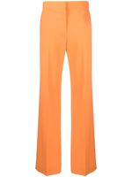 MSGM pantalon à coupe droite - Orange