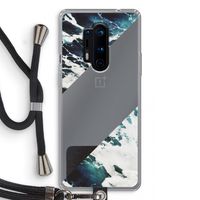 Golven: OnePlus 8 Pro Transparant Hoesje met koord
