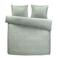 Easy dekbedovertrek Sydney - grijsgroen - 240x200 cm