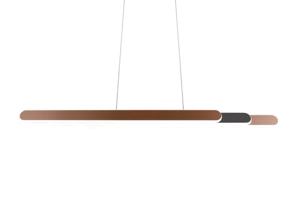 Trio Hanglamp Helios 130cm bruin 343310365