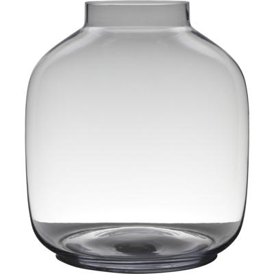 Transparante luxe grote stijlvolle bloemenvaas - vazen van glas - 43 x 38 cm - Bloemen/boeketten Transparante luxe grote stijlvolle bloemenvaas - vazen van glas - 43 x 38 cm - Bloemen/boeketten