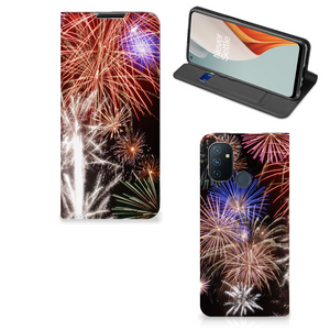 OnePlus Nord N100 Hippe Standcase Vuurwerk