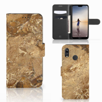 Huawei P20 Lite | Bookcase | Marmer Creme