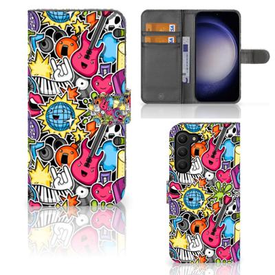 Samsung Galaxy S23 Plus | Wallet Case | met Pasjes | Punk Rock