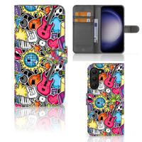 Samsung Galaxy S23 Plus | Wallet Case | met Pasjes | Punk Rock