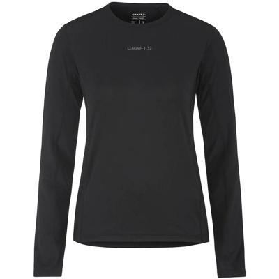 Craft ADV Essence 2 hardloopshirt lange mouw zwart dames