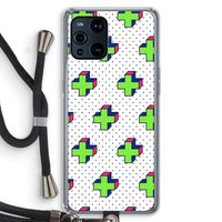 8-bit N°10: Oppo Find X3 Transparant Hoesje met koord