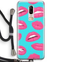 Bite my lip: OnePlus 6 Transparant Hoesje met koord Bite my lip: OnePlus 6 Transparant Hoesje met koord