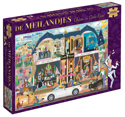 De Meilandjes - Chaos in Code Rosé Puzzel 1000 Stukjes