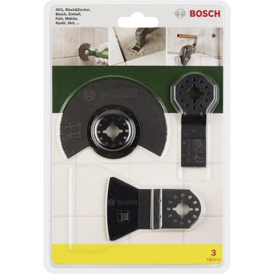 Bosch Accessoires 3-delige starterset "tegels" voor multitools - 2607017324