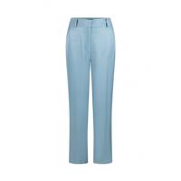 Jansen Amsterdam - Blauw | Dames | Broek | Blauw | 42 | regular | Kamst mode