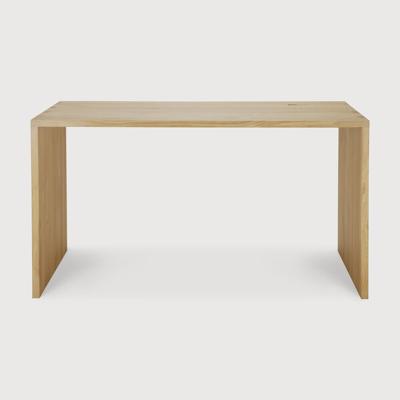 Ethnicraft Bureau 'U' Gevernist Eikenhout, 160 x 80cm, kleur Naturel