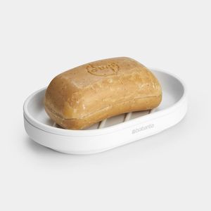 Brabantia MindSet Zeepbakje - 12.3x8cm - mineral fresh wit 303340