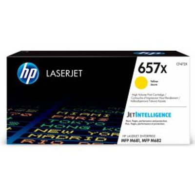 HP 657X originele high-capacity gele LaserJet tonercartridge
