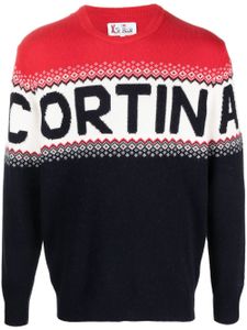 MC2 Saint Barth pull Cortina en maille Fair isle - Rouge