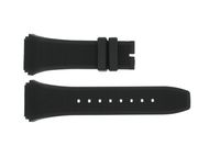 Horlogeband Breil BW0381 / BW0377 / SNAD23P2 / F260053202 Rubber Zwart 28mm