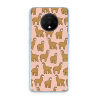 Alpacas: OnePlus 7T Transparant Hoesje