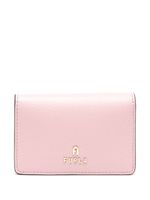 Furla portefeuille en cuir à plaque logo - Rose