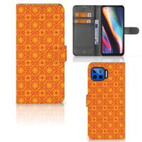 Motorola Moto G 5G Plus | Telefoon Hoesje | Batik Oranje