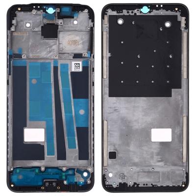 Front behuizing LCD frame bezel Plate voor OPPO A9/F11 (zwart)