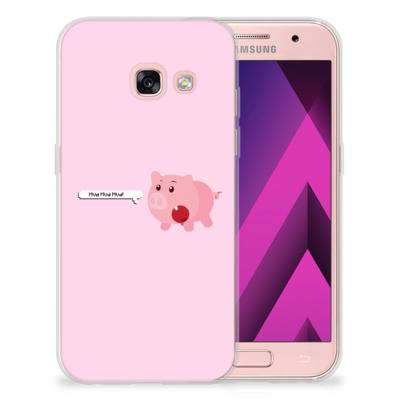 Samsung Galaxy A3 2017 Telefoonhoesje met Naam Pig Mud Samsung Galaxy A3 2017 Telefoonhoesje met Naam Pig Mud