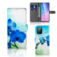 Samsung S10 Lite Hoesje Orchidee Blauw - Cadeau voor je Moeder