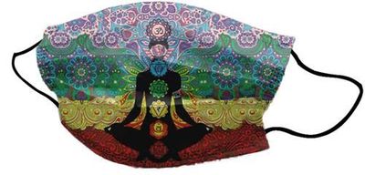 Mondkapje/Yogi Masker 7 Chakra