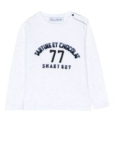 Tartine Et Chocolat t-shirt en coton à broderies - Blanc