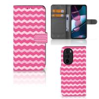 Motorola Edge 30 Pro | Telefoon Hoesje | Waves Pink