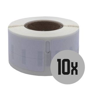 DULA Dymo Compatible labels - Wit - 99017 - S0722460 - Hangmapetiketten - 10 rollen - 21 x 51 mm - 220 labels per rol