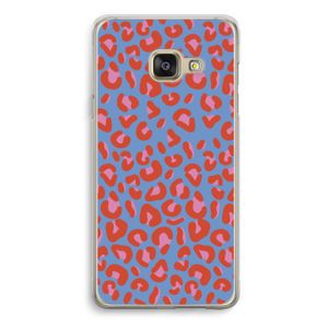 Leopard blue: Samsung Galaxy A3 (2016) Transparant Hoesje