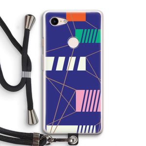 Gestalte 5: Pixel 3 Transparant Hoesje met koord