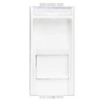 Legrand BTicino LivingLight datacontactdoos twisted pair, wit, inbouw (stucwerk) - thumbnail