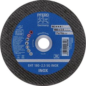 PFERD EHT 180-2,5 SG INOX 61326423 Doorslijpschijf recht 180 mm 25 stuk(s) RVS