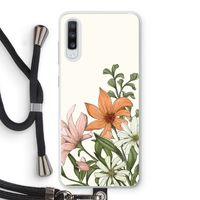 Floral bouquet: Samsung Galaxy A70 Transparant Hoesje met koord