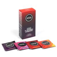 EXS Mixed Flavoured - Condooms In De Smaken Cola, Bubblegum, Aardbei En Chocolade 12 stuks