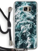 Zee golf: Samsung Galaxy S7 Edge Transparant Hoesje met koord