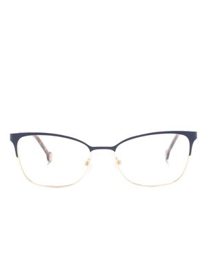 Carolina Herrera lunettes de vue à monture métallisée rectangulaire - Or