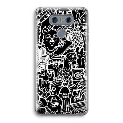 Vexx Black Mixtape: LG G6 Transparant Hoesje
