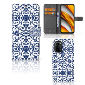 Poco F3 | Xiaomi Mi 11i Hoesje Flower Blue