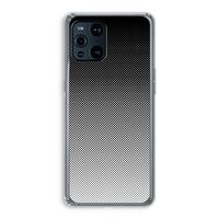 Musketon Halftone: Oppo Find X3 Transparant Hoesje