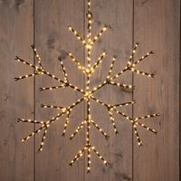 Kerstverlichting figuur sneeuwvlok - D37 cm - 380 led lampjes - warm wit Kerstverlichting figuur sneeuwvlok - D37 cm - 380 led lampjes - warm wit