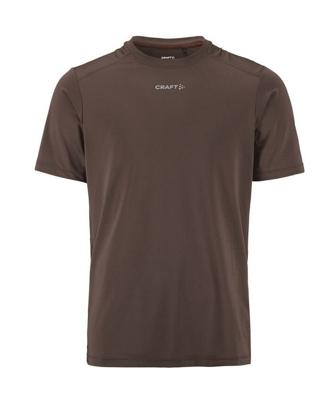 Craft ADV Essence 2 hardloopshirt korte mouw bruin heren