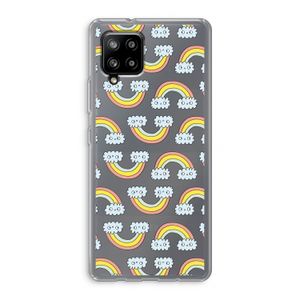 Regenboog: Samsung Galaxy A42 5G Transparant Hoesje